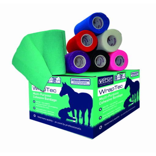 WrapTec dispayed on outer box e1629372984409 VetSet WrapTec 100mm x 12 Box