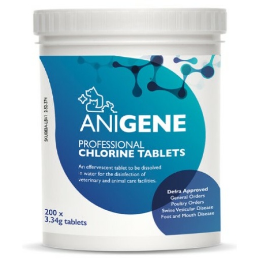 Anigene Chlorine Tablets ANIGENE Professional Chlorine Tablets x 200 pack